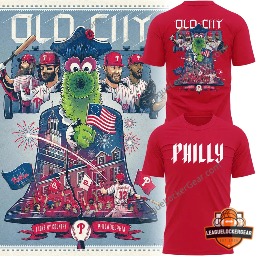 Philadelphia Phillies Old City Patriotic Celebration T-Shirt