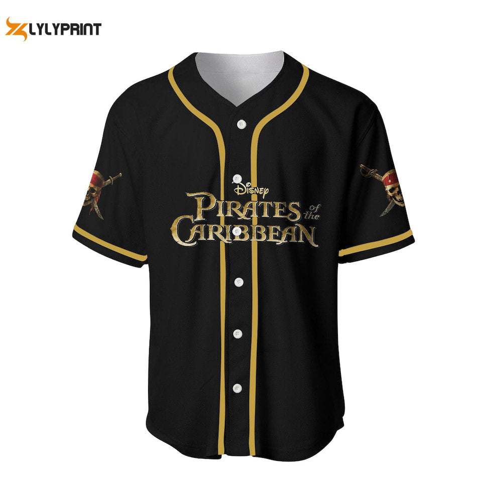 Pirates of the Caribbean Skull Johnny Depp Baseball Jersey - lylyprint.com