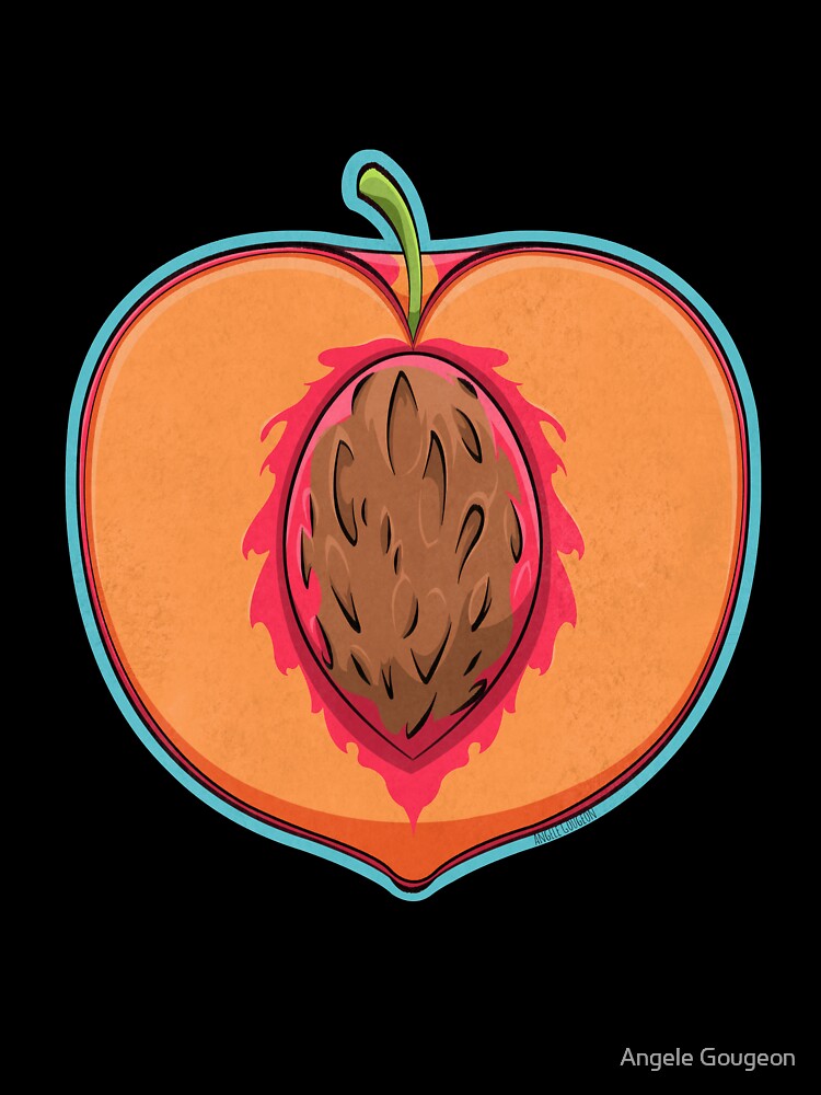 Peach Pattern by Angele Gougeon