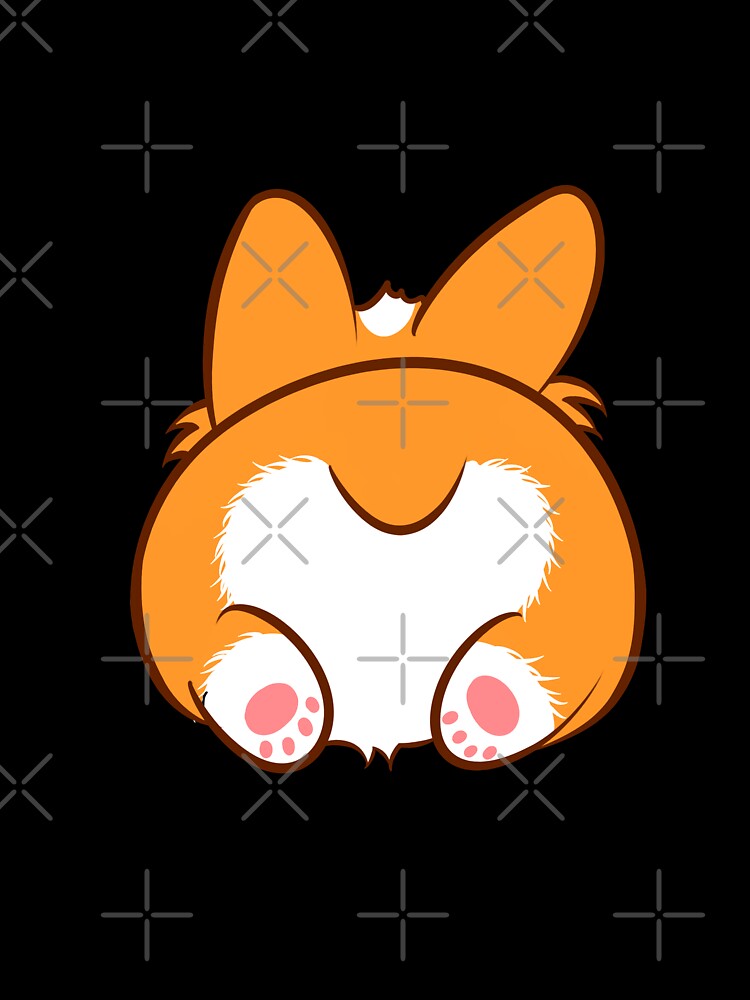 Cute Corgi Butt Heart by AndyWong