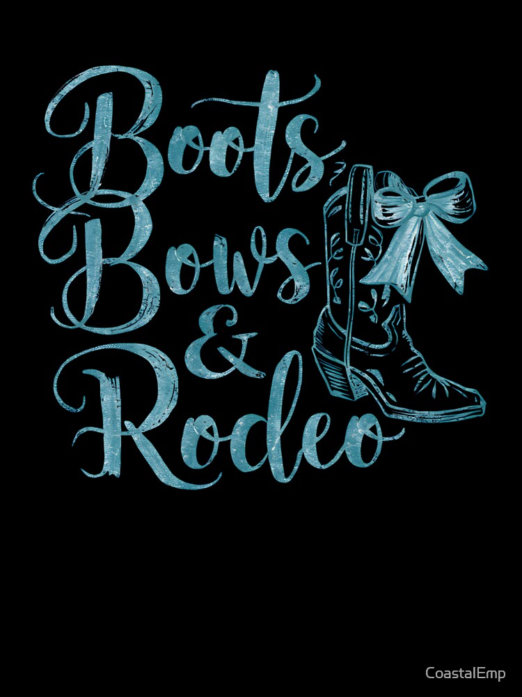 Boots Bows and Rodeo – Coquette Cowgirl Boot Design for Western Aesthetic Fans by CoastalEmp