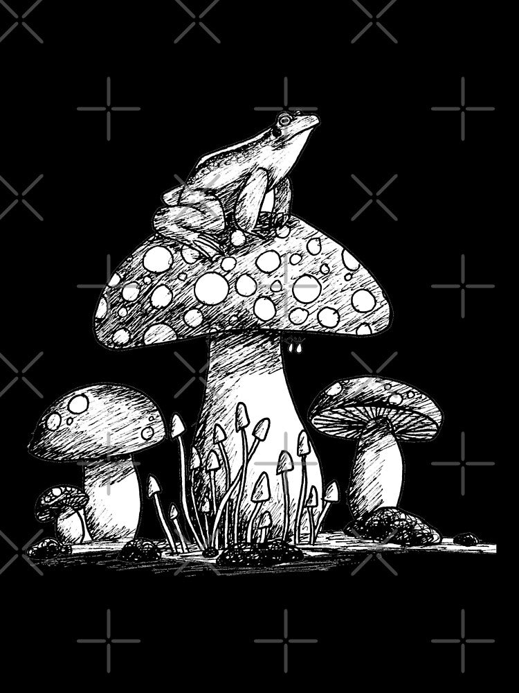 Toad on Mushroom by 11ofCrows