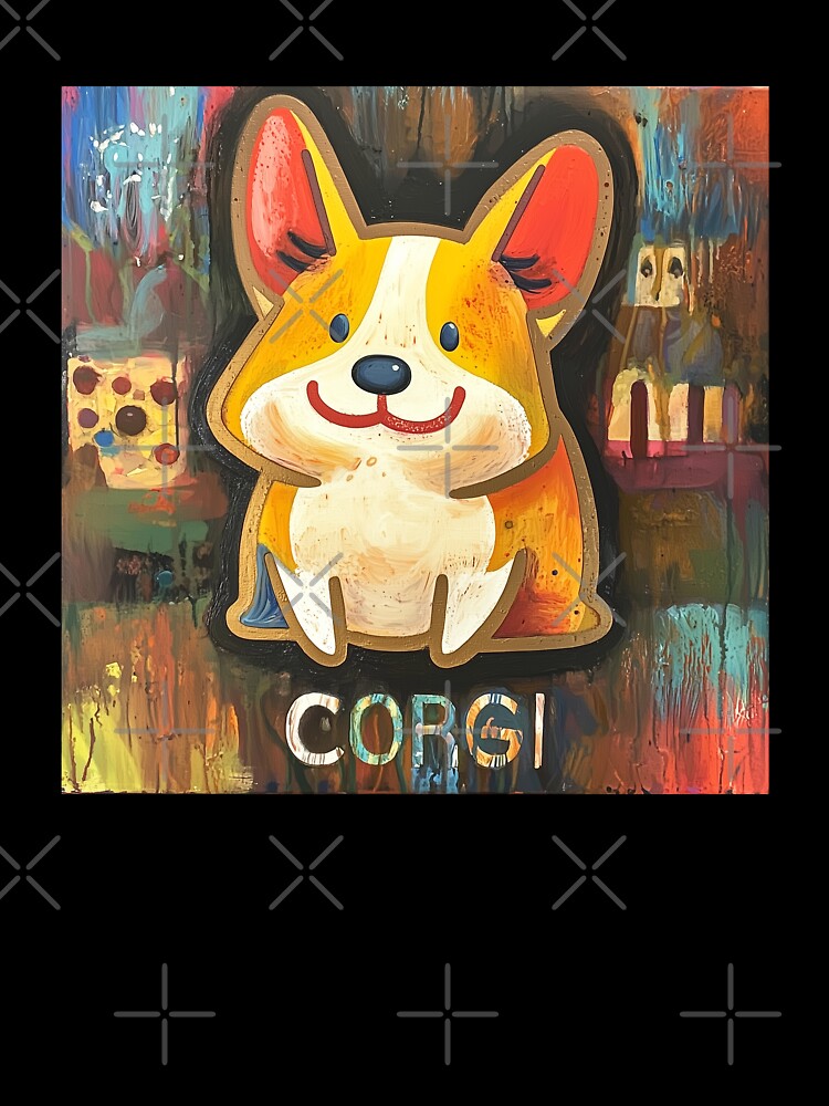 Corgi Series Star_Style A_001, dog animal funny cute T-Shirt shirt CorgiMANIA by aniMo Japan