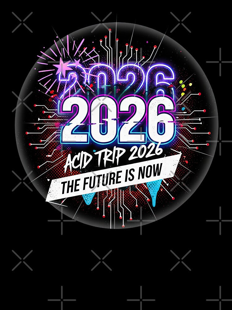 Acid Trip 2026 Cyberpunk Neon Future Art by GrafTeesLab