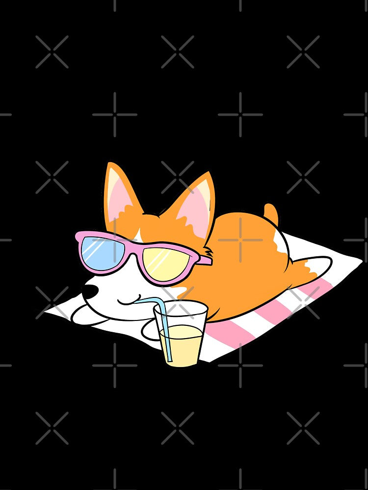 Cute Corgi Summer by AndyWong