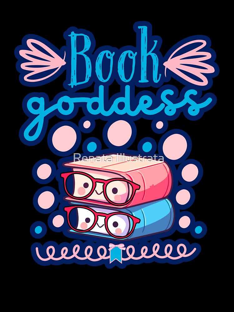 Cutecore Cozy Reading Book Goddess by Renata Illustrata