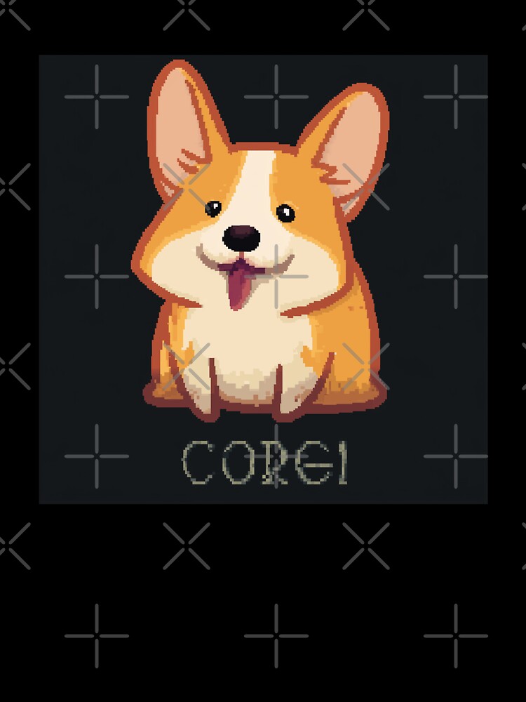 Corgi Series Star_Style A_010, dog animal funny cute T-Shirt shirt CorgiMANIA by aniMo Japan