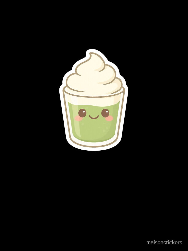 Matcha Vanilla Dream 2 – Cute Kawaii Sticker by maisonstickers