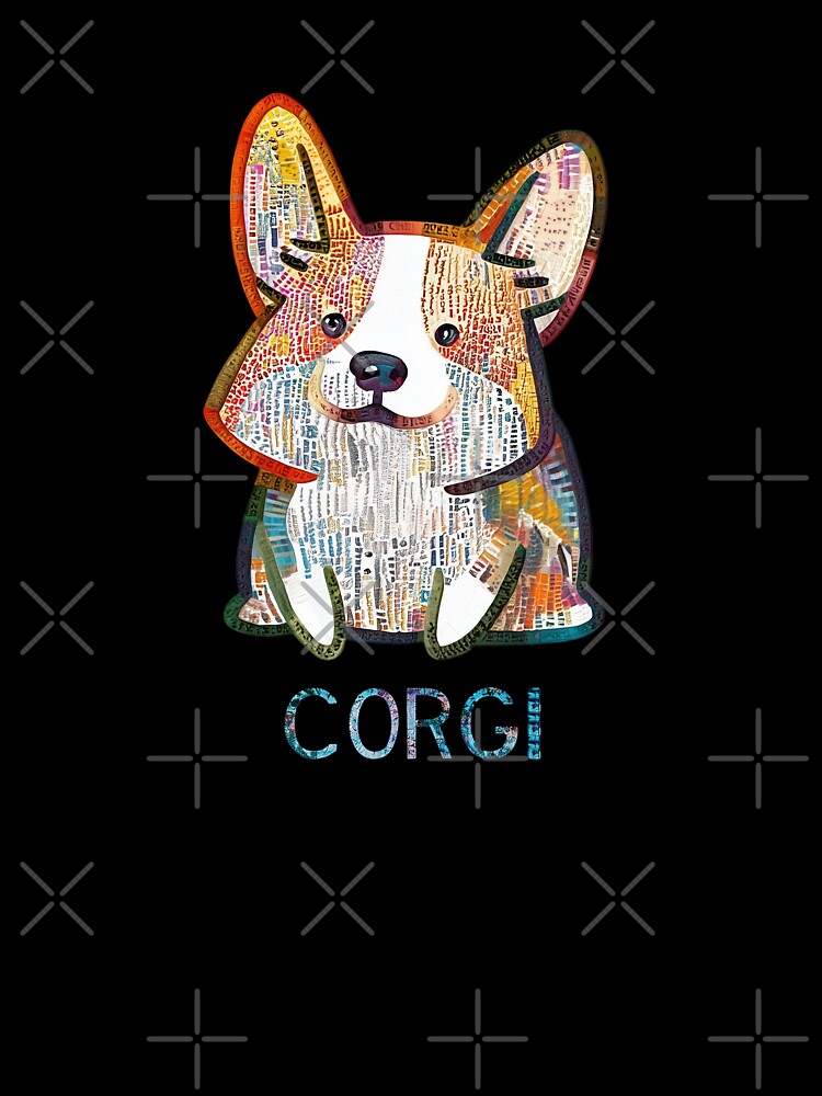 Corgi Series Star_Style A_006, dog animal funny cute T-Shirt shirt CorgiMANIA by aniMo Japan