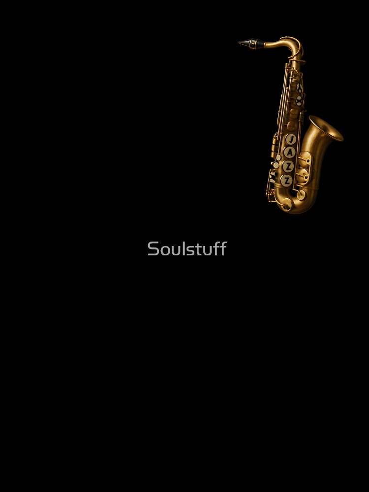 Jazz Sax gold logo by Soulstuff