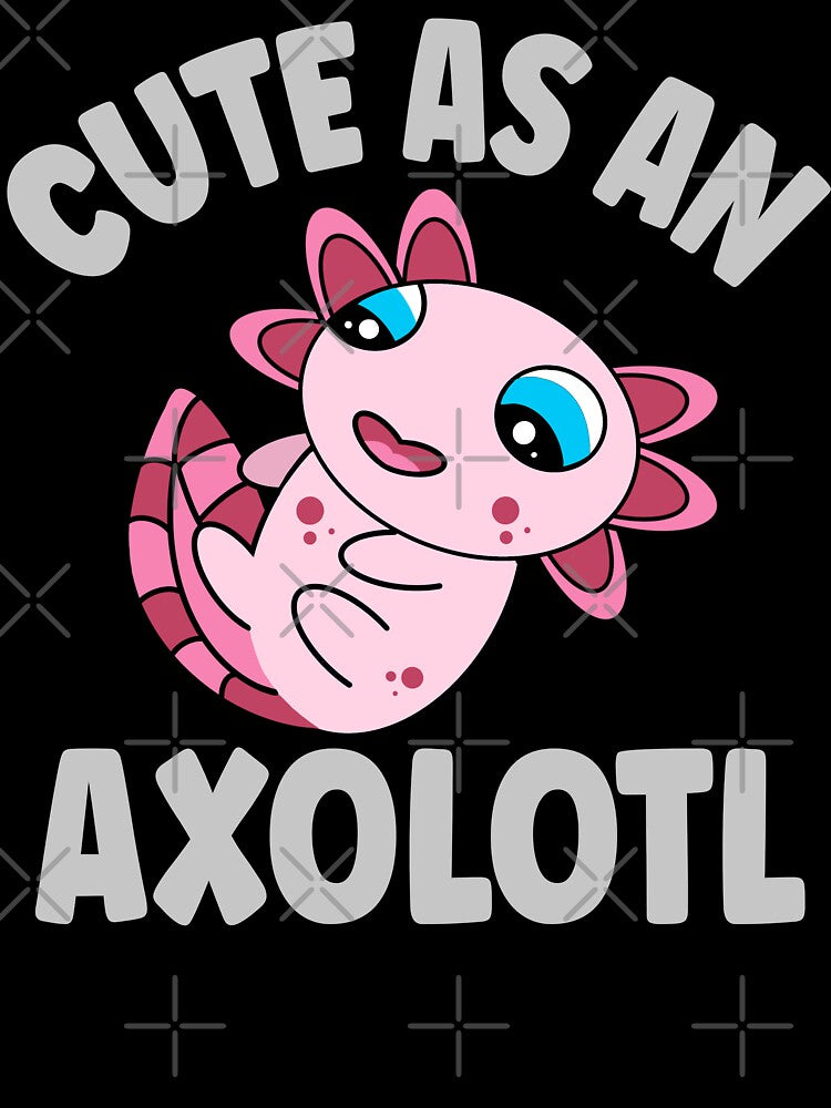 Cute As An Axolotl Adorable Kawaii Axolotl by eternallygifted