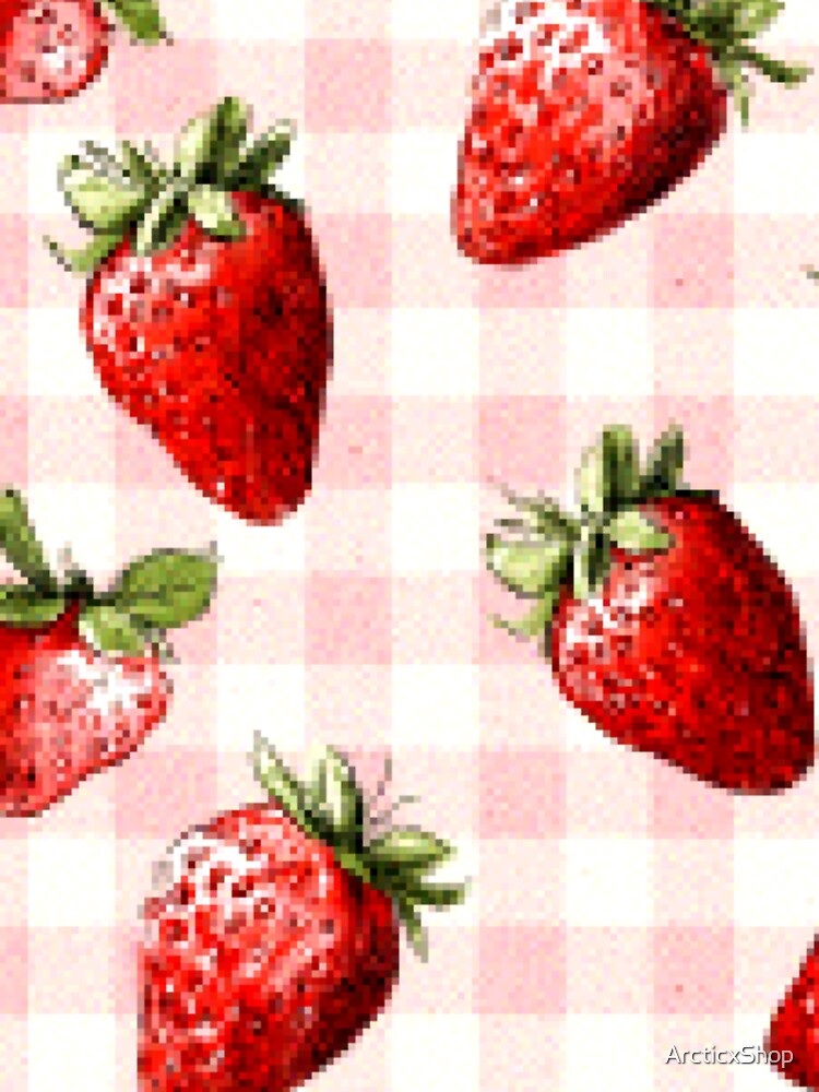 Retro Strawberry Pattern by ArcticxShop