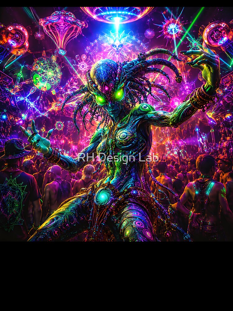 Alien Rave Entity – Cosmic Psy Creature 2 by RH Design Lab