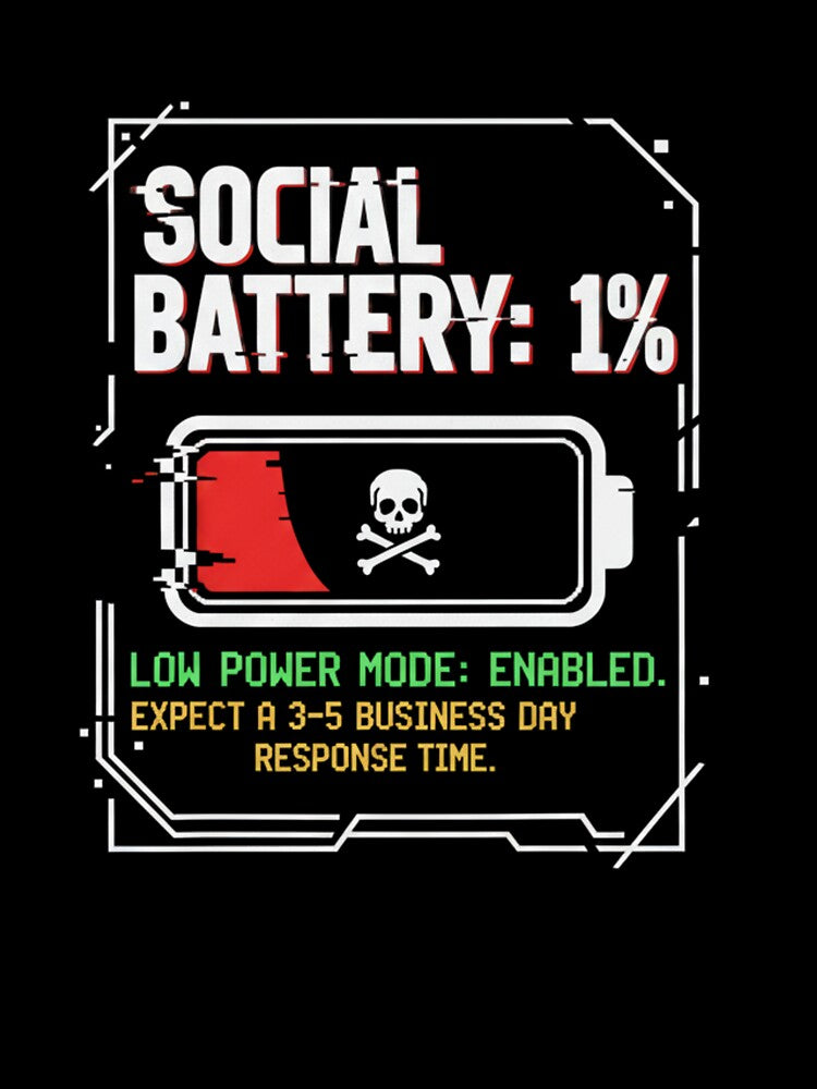 social battery 1% by Nguyensgoodies