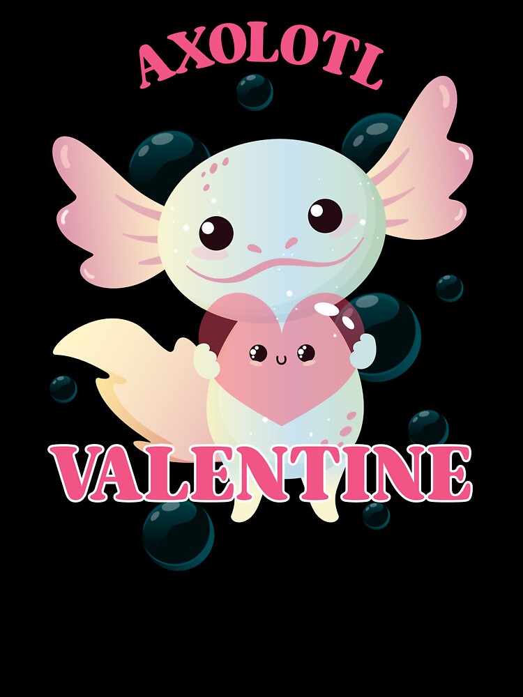 Axolotl Valentine - Axolotl Valentine Delightful by Fede Prints