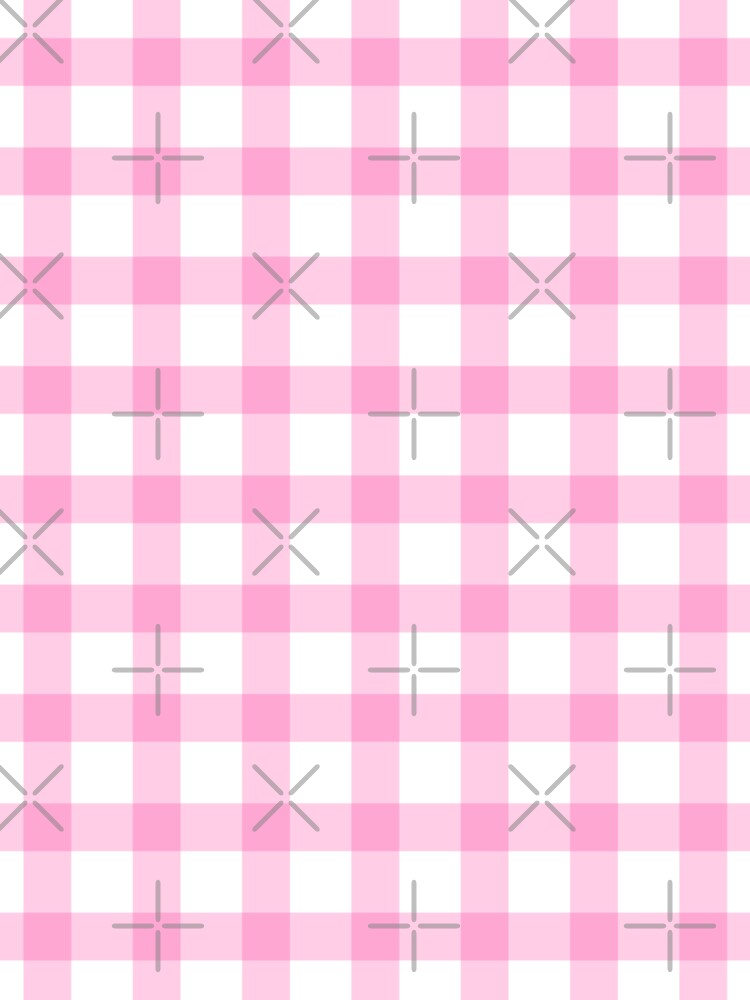 Light pink gingham pattern by Zaya_art