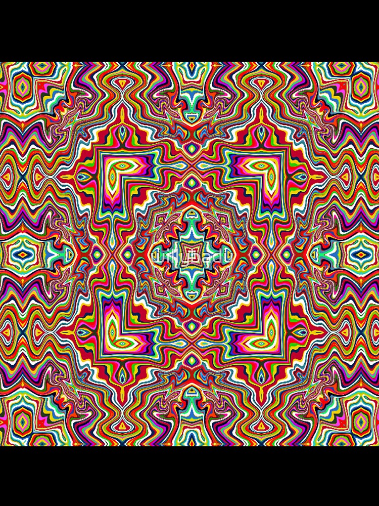 Psychedelic Rabbit Hole Acid Test Black Light by willybadu