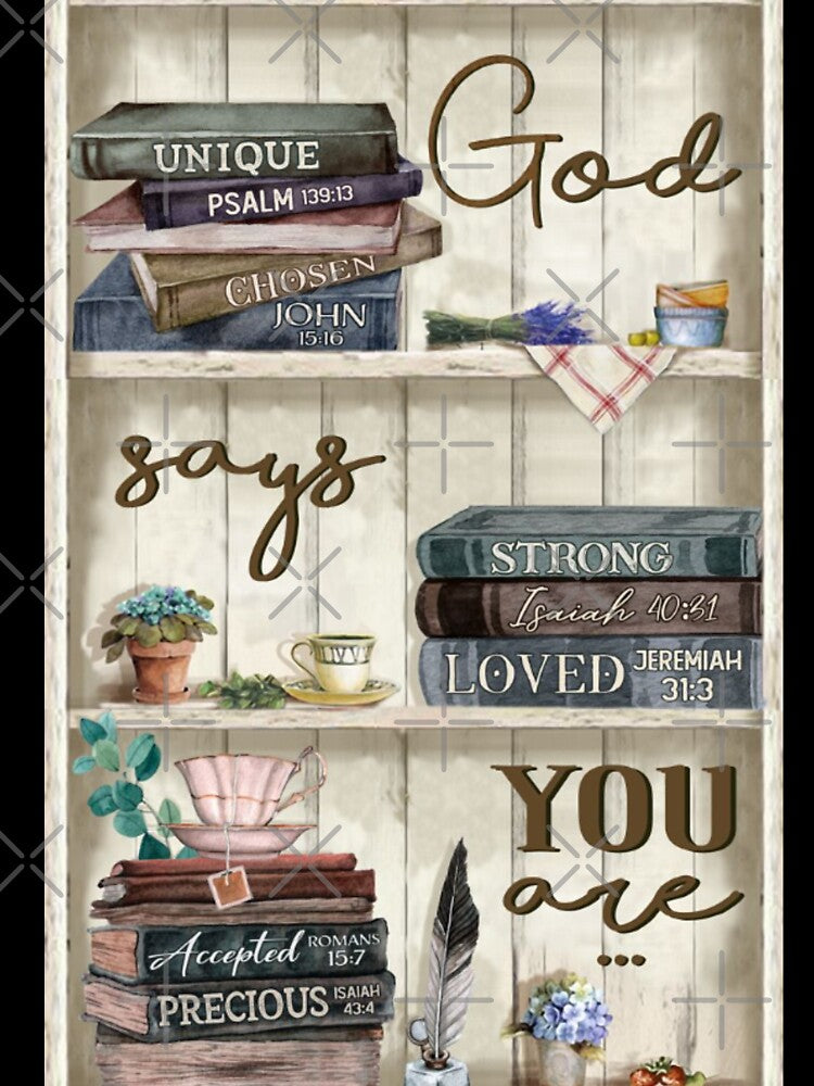 Books Librarian God says you are... by NanLeArt