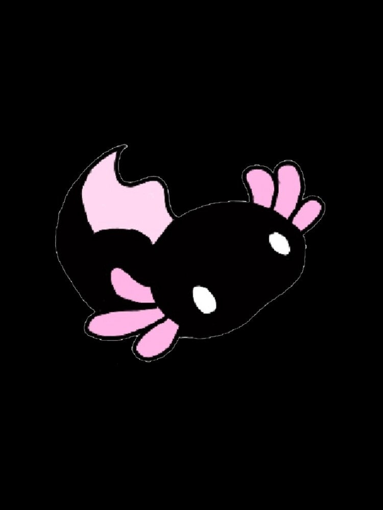 Pink Axolotl by Kamryn Shelton