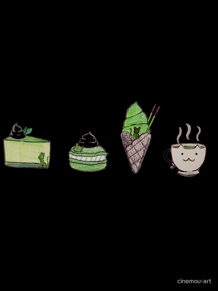Matcha Snacks by cinemou-art