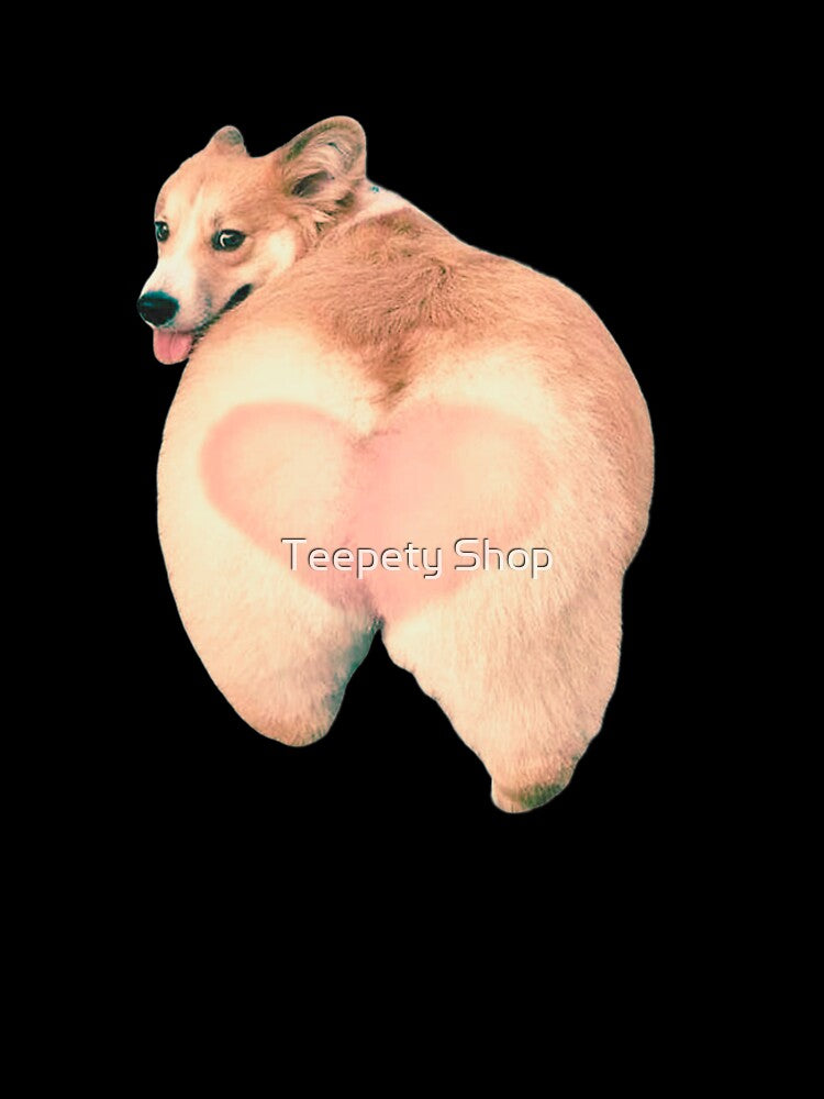 corgi heart butt by Teepety Shop
