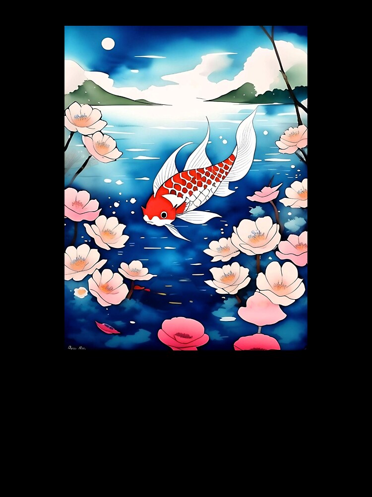 Cute Koi Fish by Whimsy Fae Studio