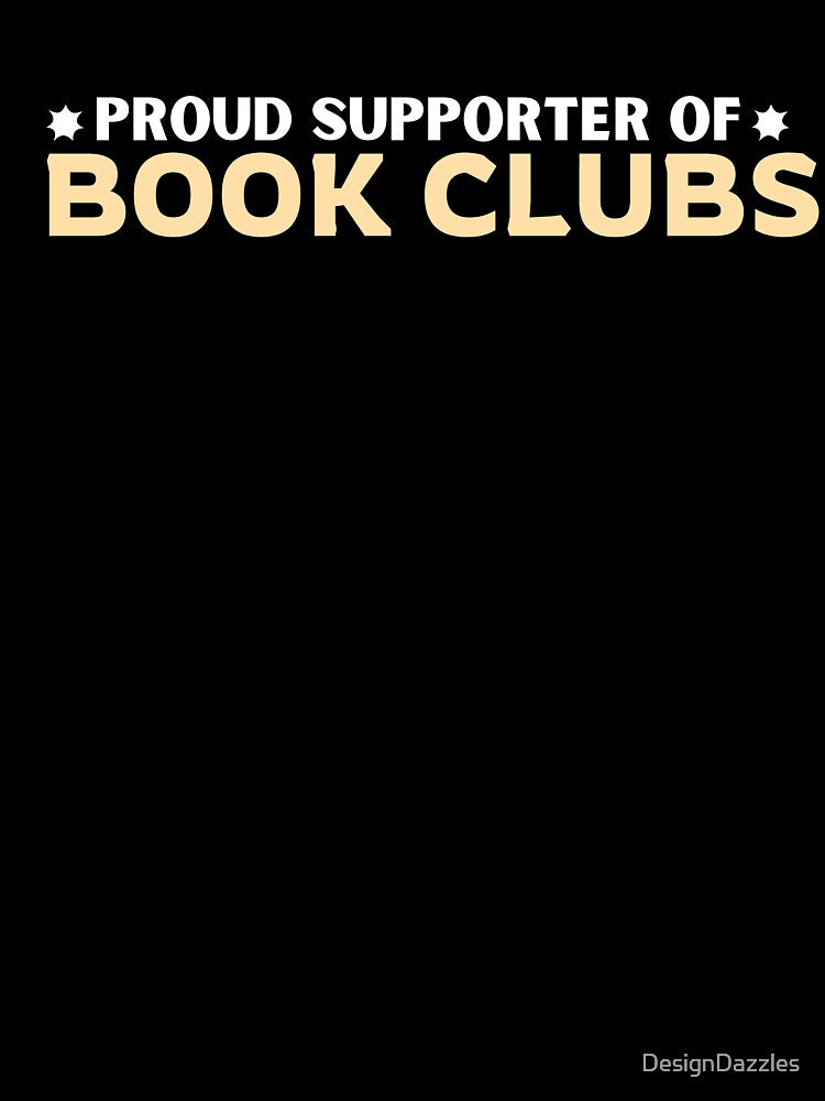Proud Supporter of Book Clubs by DesignDazzles