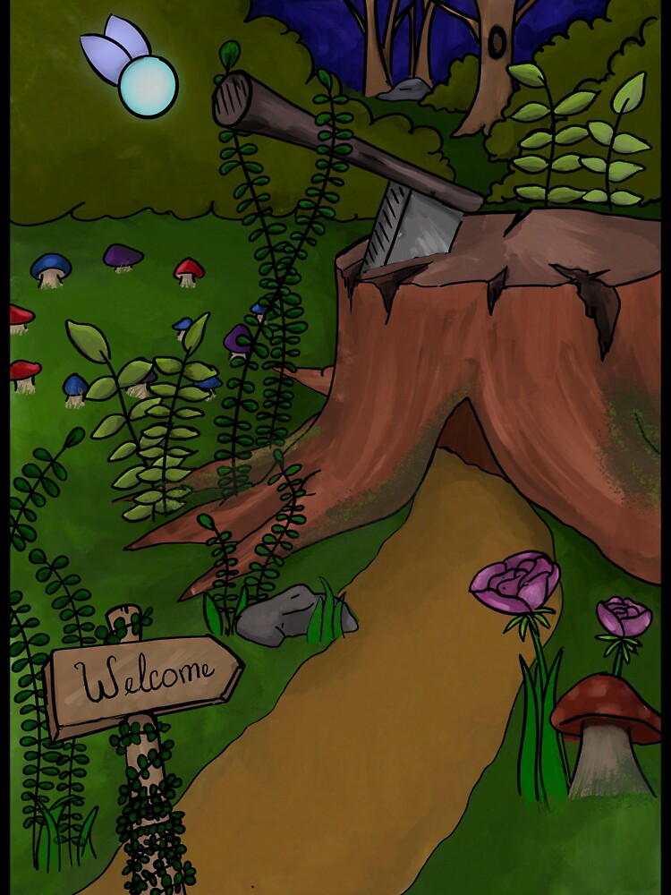 Mystic Fairy Stump by DruidcraftAsh