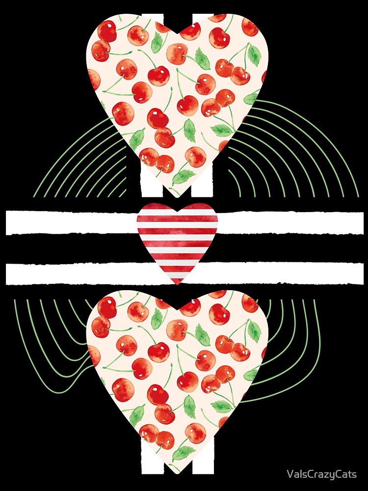 Cherry Rockabilly Patterns by ValsCrazyCats