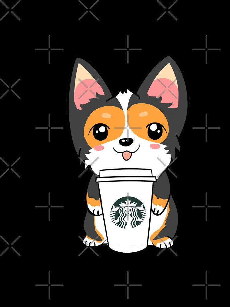 Cute Corgi Coffee by AndyWong