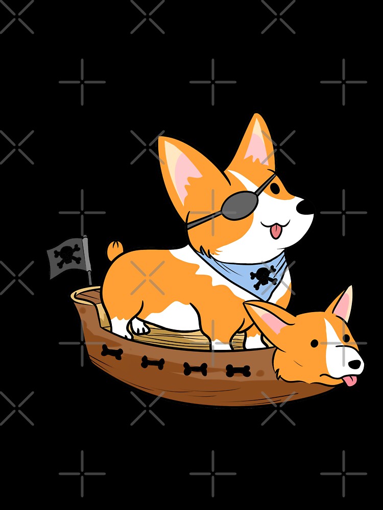 Cute Corgi Pirate by AndyWong