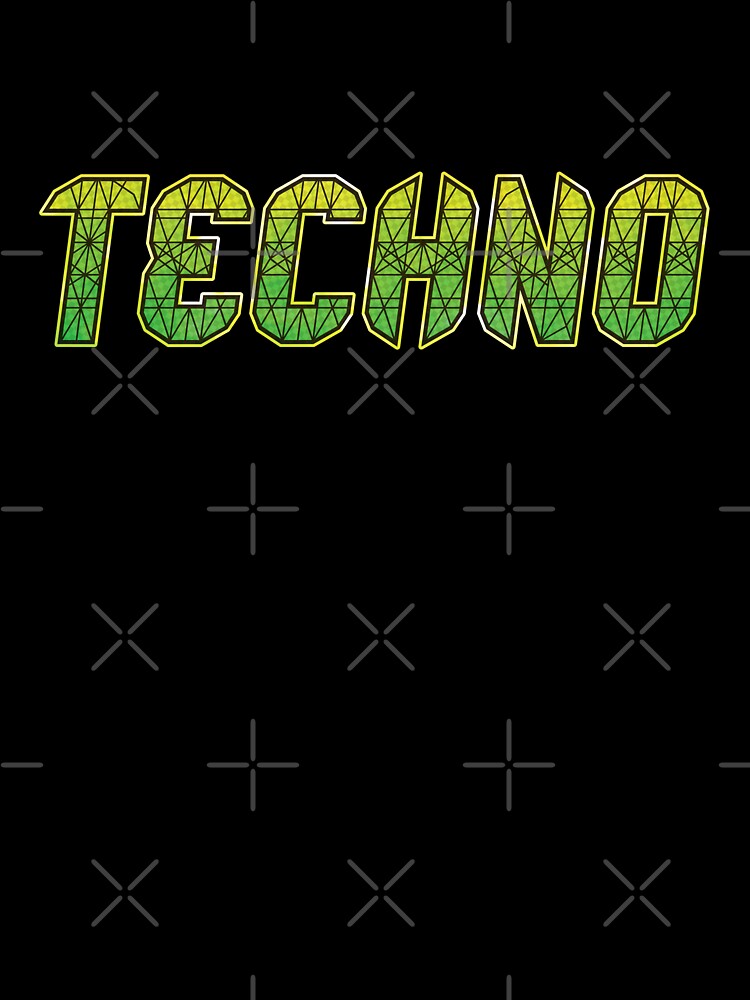 Techno music - green & yellow by sunsetgraphics
