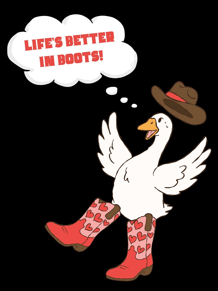 Life’s better in Boots! Funny gifts for Cowgirls by ToyStorm