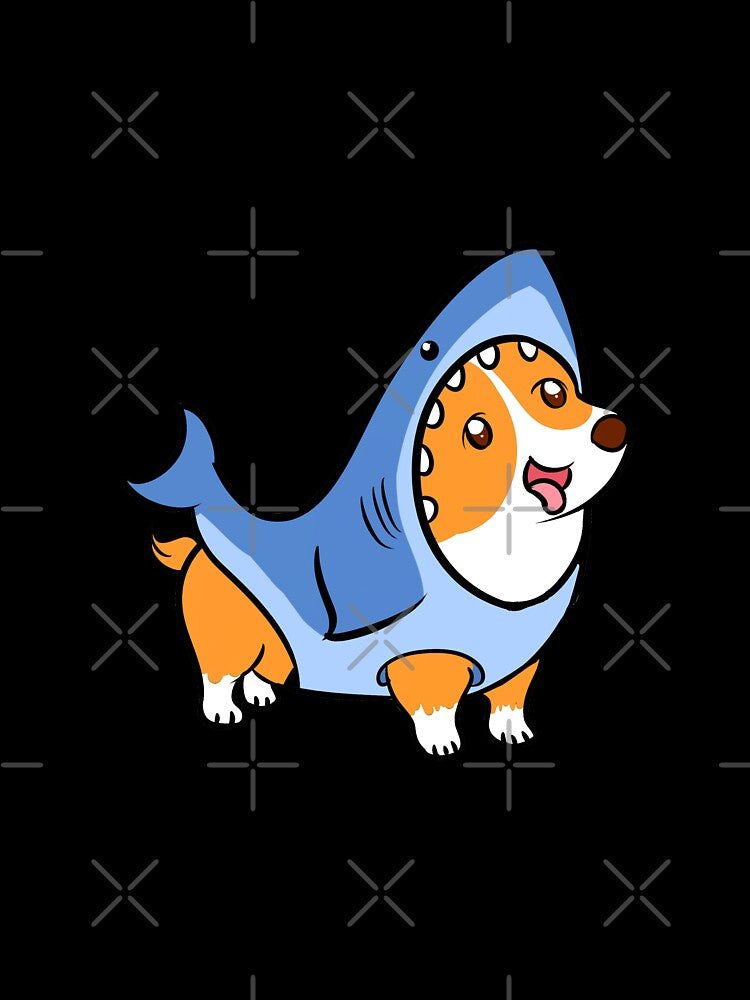 Cute Corgi Shark by AndyWong