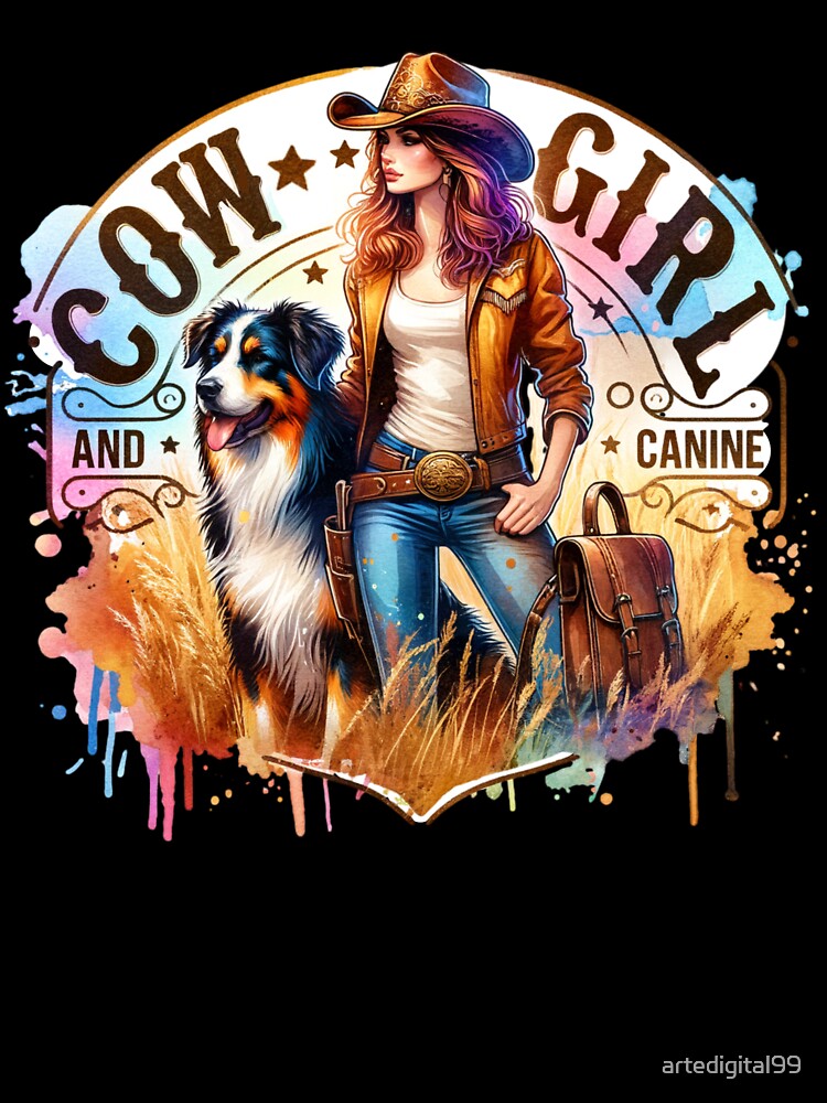 Wild West Cowgirl Vibes- Apparel, Mugs, Stickers & More by artedigital99