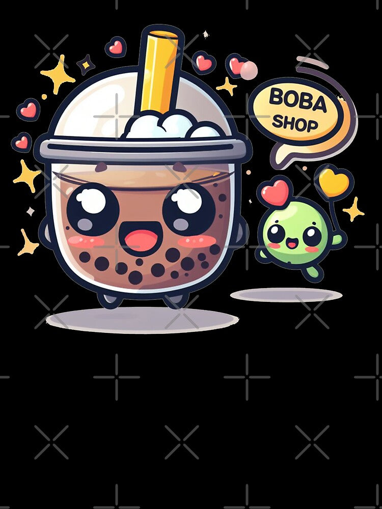 Boba shop bubble tea kawaii animation drink by SaraDatCool