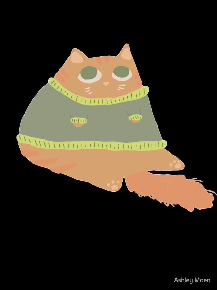 Sweater Cat by Ashley Moen