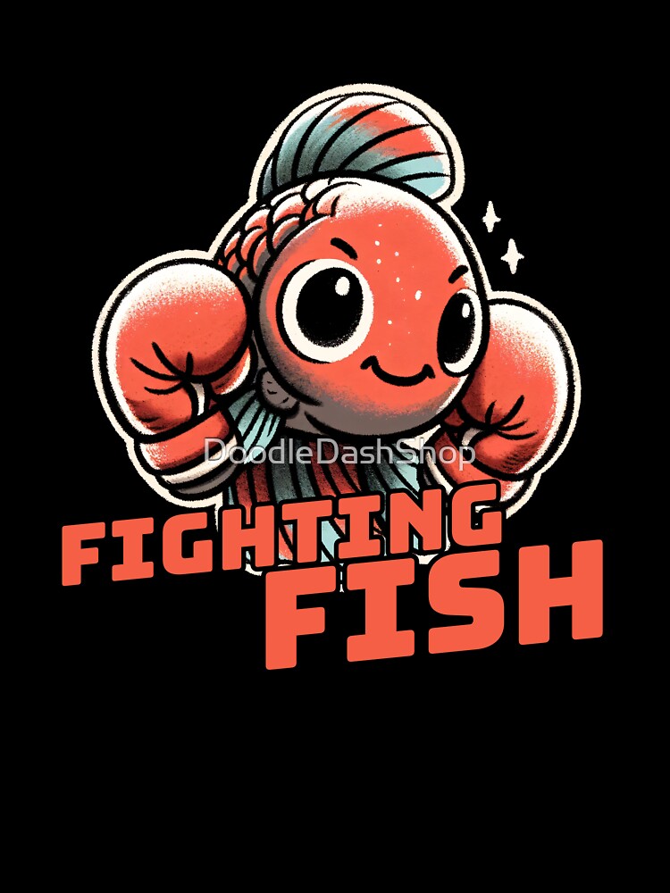Betta Fish Fighting Fish by DoodleDashShop