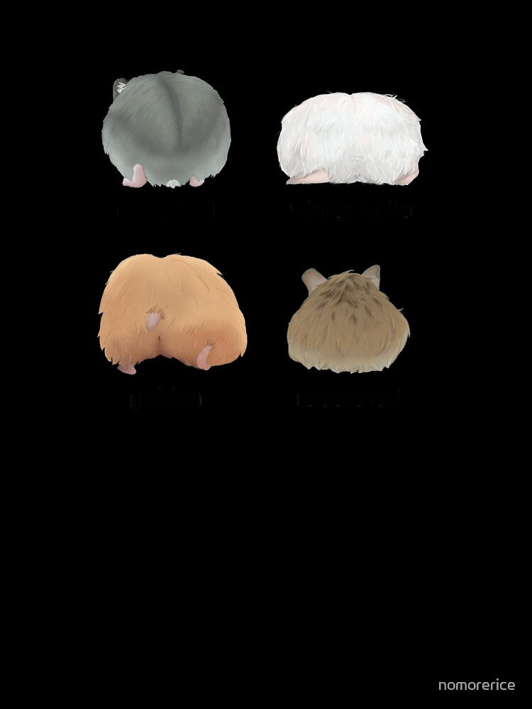 Hamster Butt Types by nomorerice