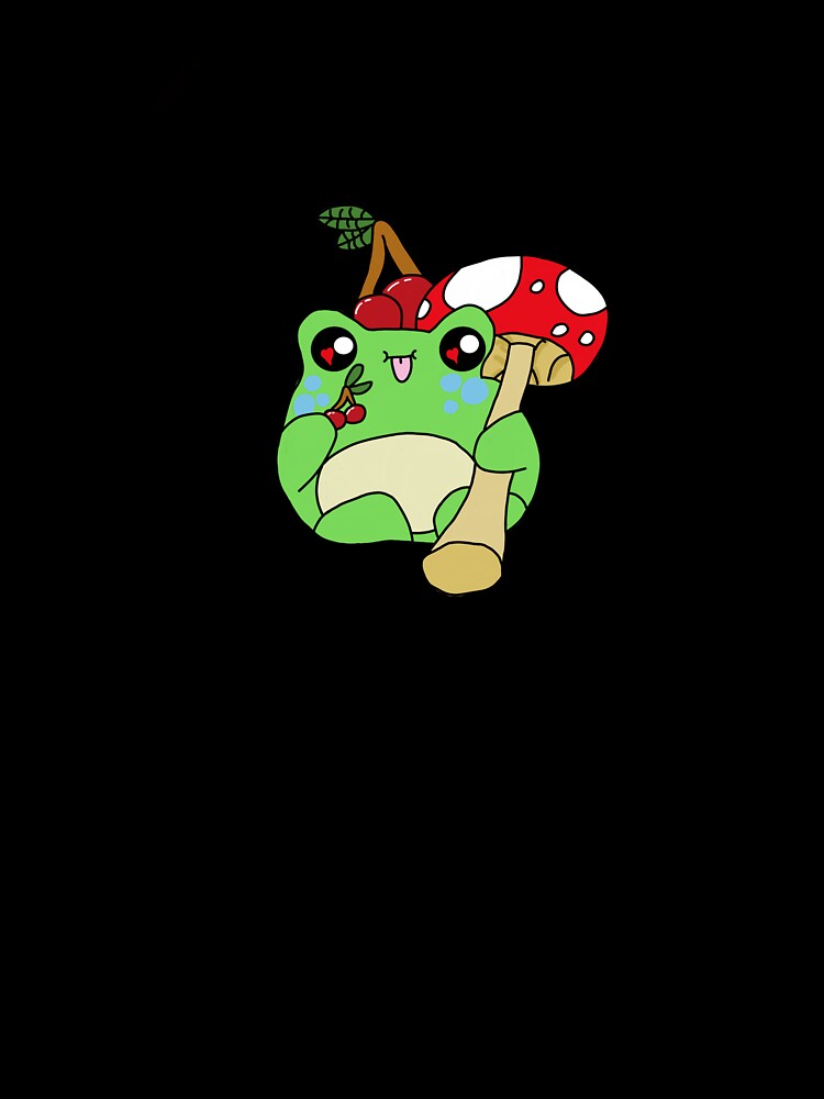 Cherry Frog With Text by Charlie’s shop