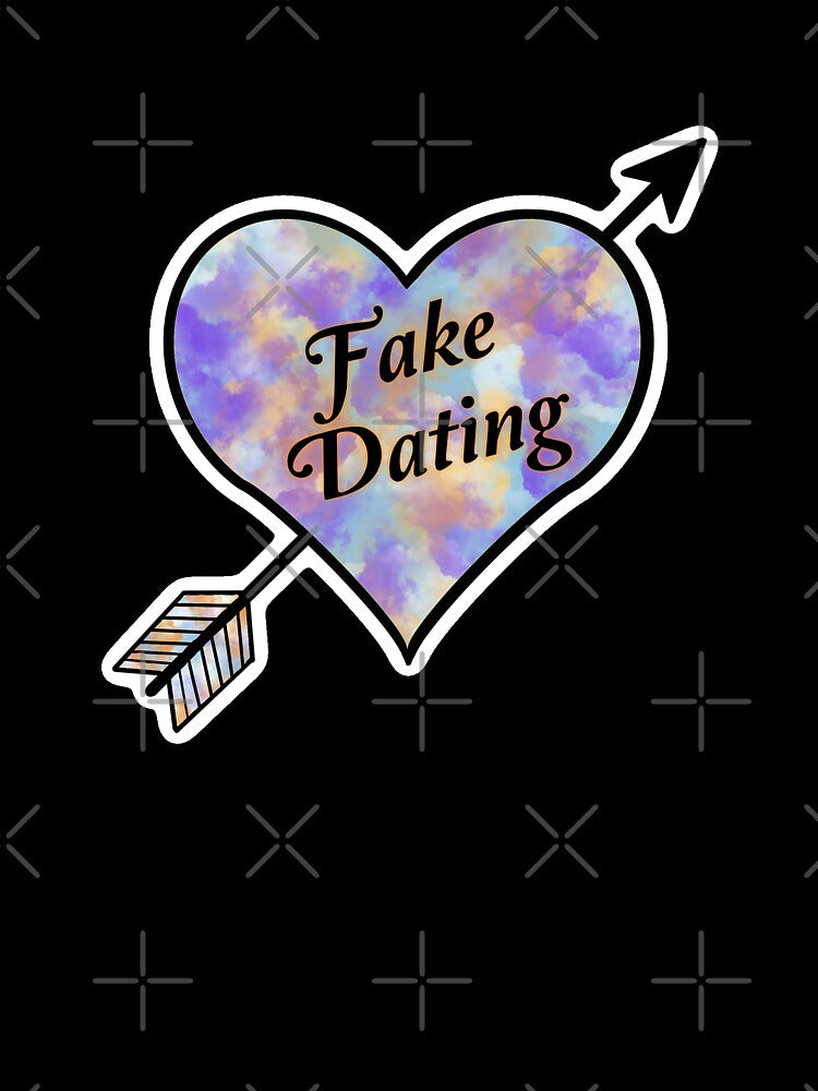 Book Trope Love Heart - Fake Dating by VHaywardDesigns