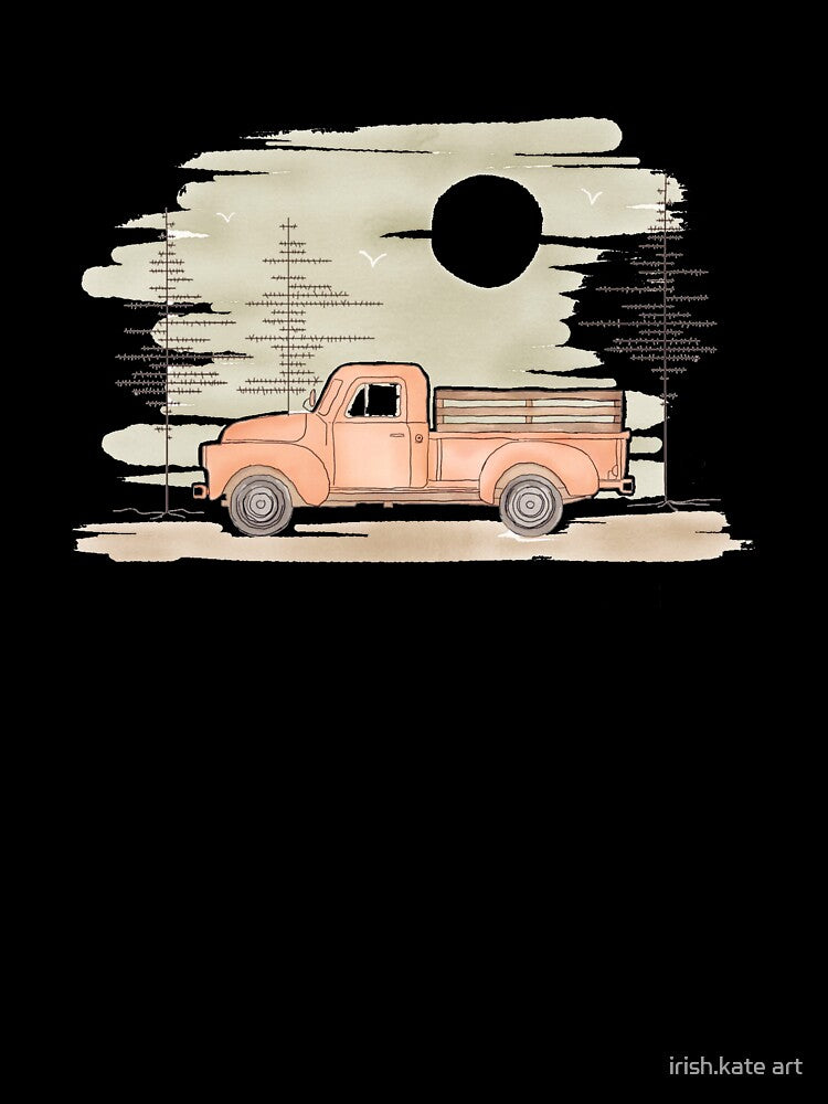 You'll Find Me in the Pines (Ford Truck) by irish.kate art