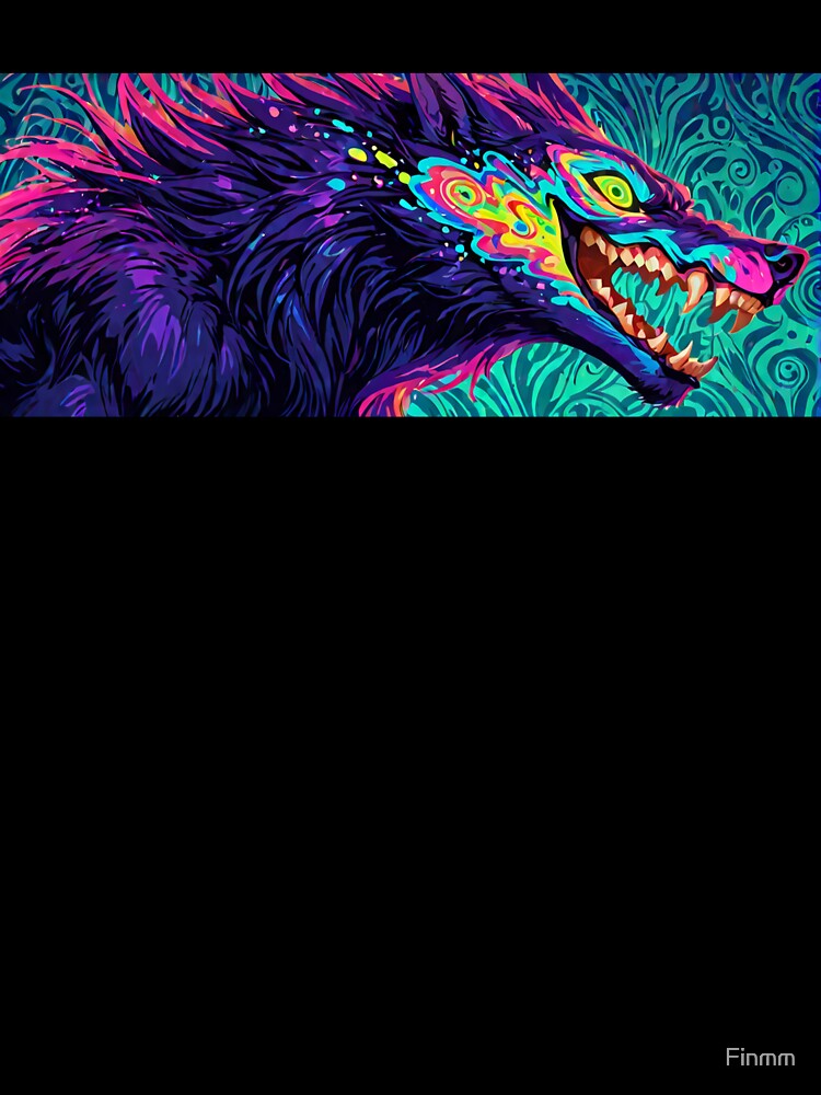 Neon Howl of the Mind by Finmm