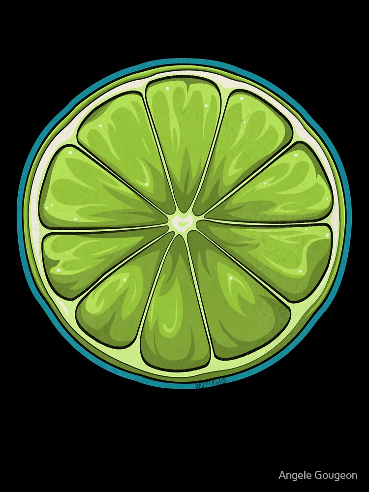Lime Pattern by Angele Gougeon