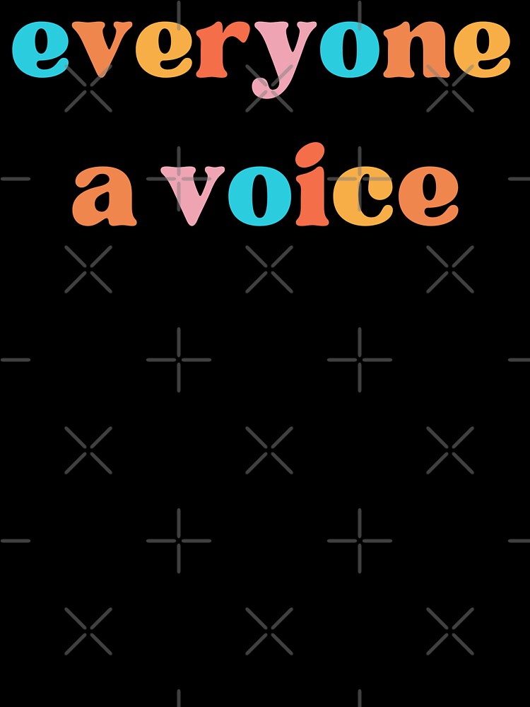 Everyone Deserves A Voice, SLP, Speech Language Pathology Gift by yass-art