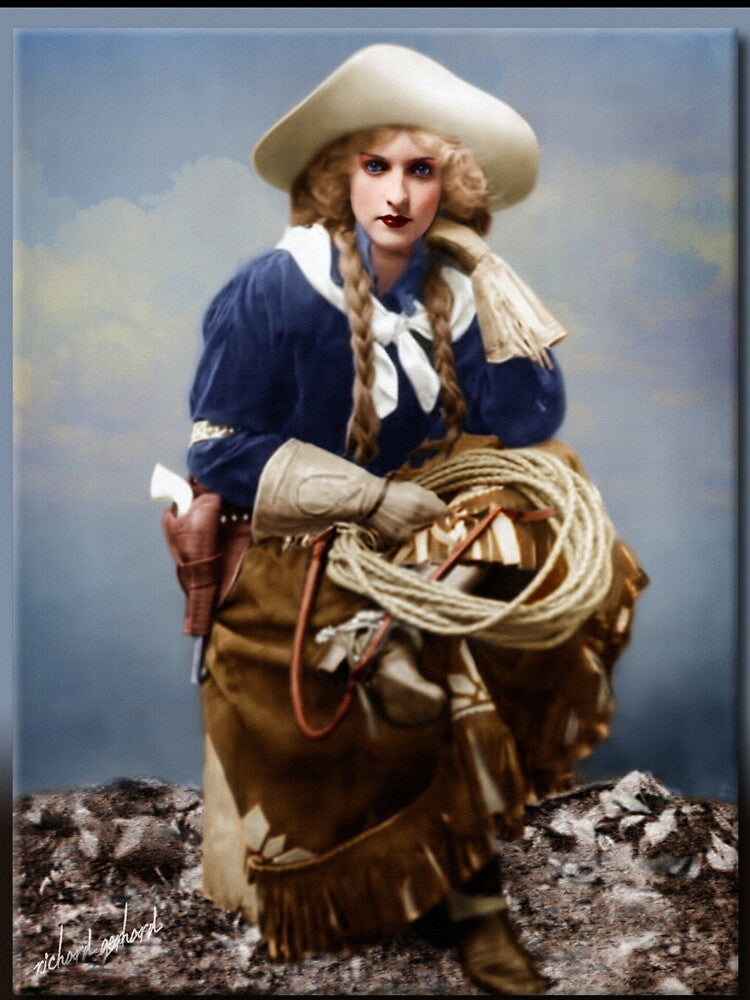 Cowgirl by Richard  Gerhard
