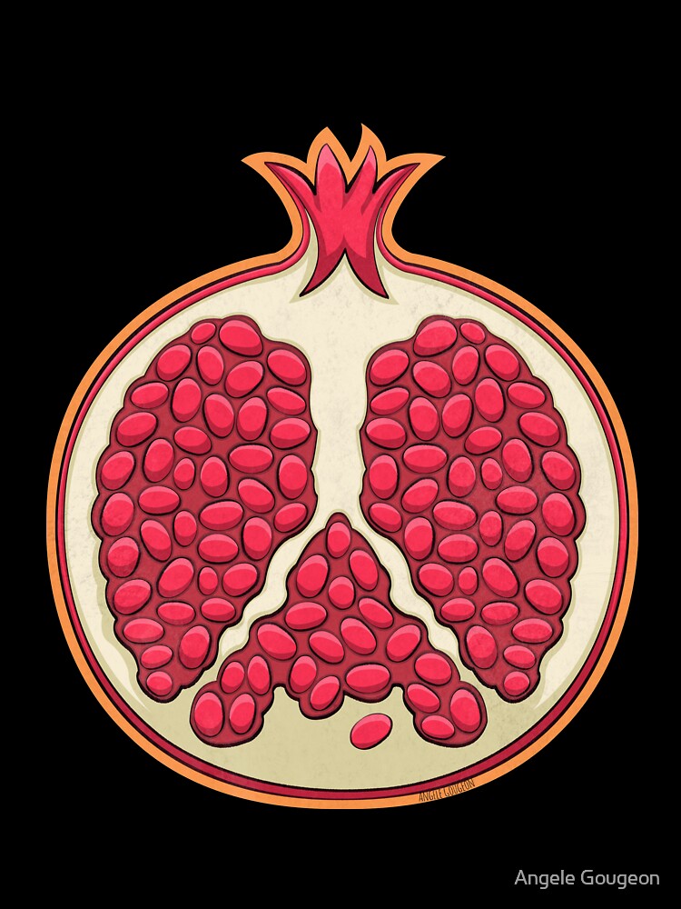 Pomegranate Pattern by Angele Gougeon