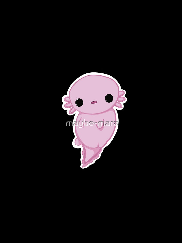 Cute axolotl by maybe-mara