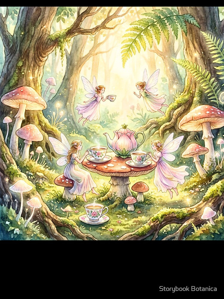 Whimsical Fairy Tea Party Forest by Storybook Botanica