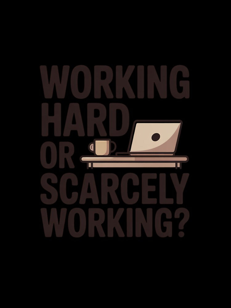 Working From Home T-Shirt – Funny Coffee Lover Remote Work Tee by Ashley critters